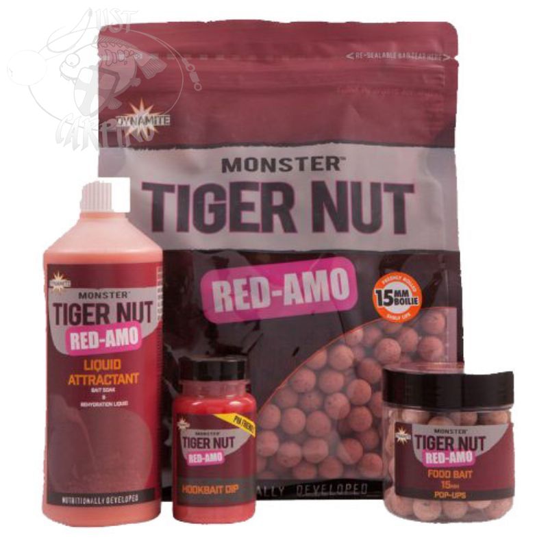 Dynamite Monster Tiger Nut Red Amo Boilie - 1kg Bags